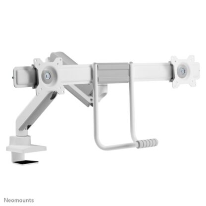 Neomounts 17"-32" 8kg white dual monitor desk stand - Image 4
