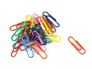 Paperclips color, 28mm, no.3, 100/box