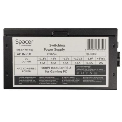 PSU Spacer ATX Modulara 500W - Image 9