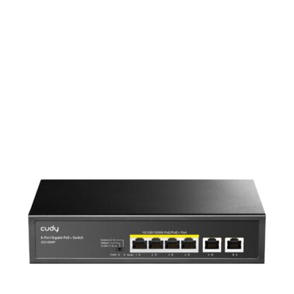 CUDY 6-Port Gigabit PoE+ Switch 65W - Image 2