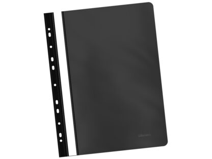 PVC flat file folder, multipunched