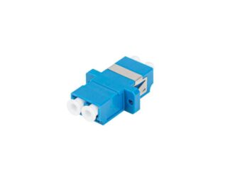 SM LC/UPC Duplex Fiber Optic Adapter