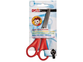 Scissors 13cm for children - with cm/mm ruler