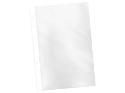 File plastic pocket  A4 one opening 100/set