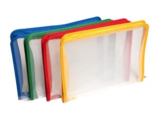Plastic folder A4 with zipper