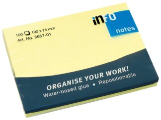 Sticky notes Info Notes 75 x 100mm, 100 sheets