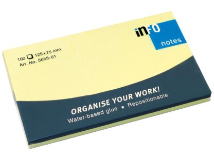 Sticky notes Info Notes 75 x 125mm, 100 sheets