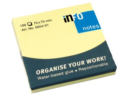 Sticky notes Info Notes 75 x 75mm, 100 sheets