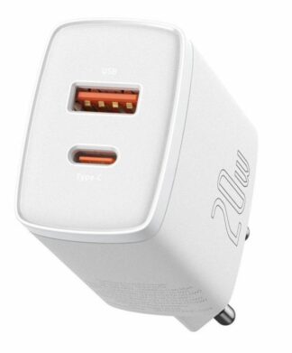 Baseus Compact Charger, QC 20W, white