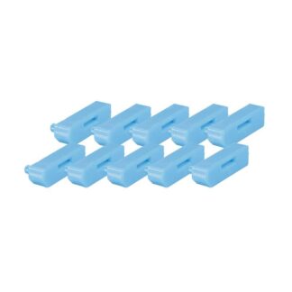 Lindy 10 x DP port Blocker blue