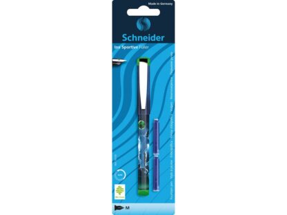 Blister Fountain pen Schneider INX Sportive+2 reserves
