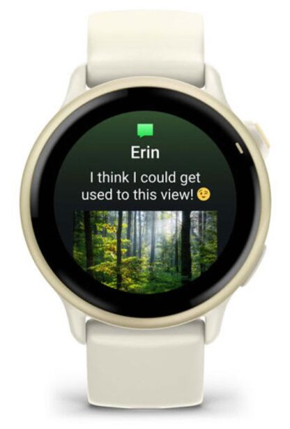 Garmin vívoactive 6 Bone/Lunar Gold watch - Image 7