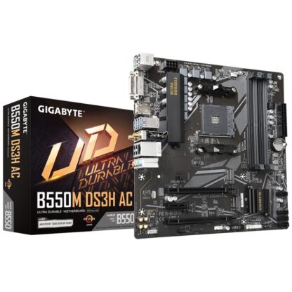 Motherboard Gigabyte B550M DS3H AC AM4 DDR4 - Image 6