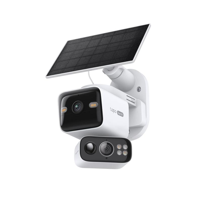 Solar-Powered Dual-Lens Pan/Tilt Cam kit