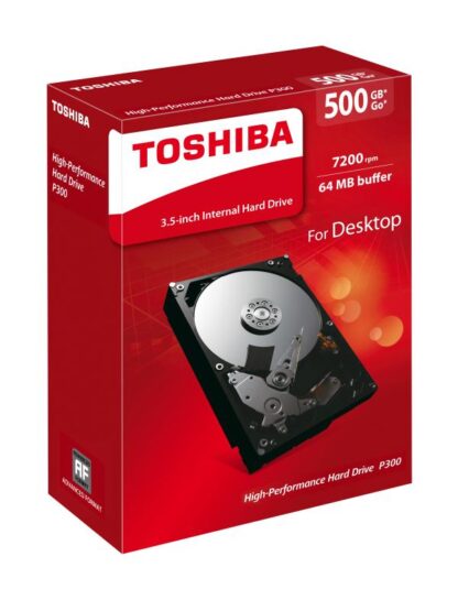 Toshiba internal HDD 3.5 500GB SATA P300 - Image 8