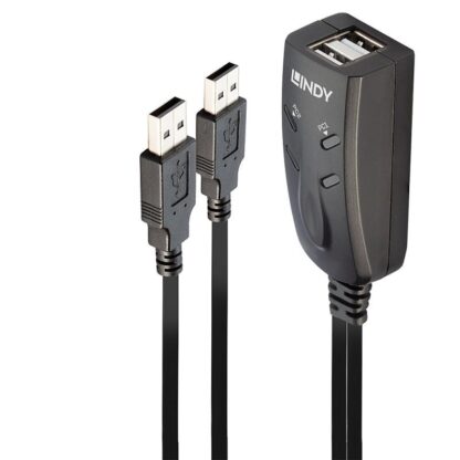 Switch KM Lindy 2 Port USB 1.1m, black - Image 3