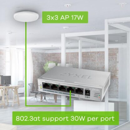 ZYXEL GS1005-HP 5PORT POE DESKTOP SWITCH - Image 6
