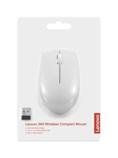 Lenovo 300 Wireless Compact Mouse Grey - Image 13
