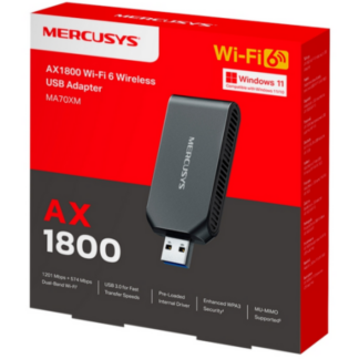 MERCUSYS AX1800 Wi-Fi 6 USB Adapter