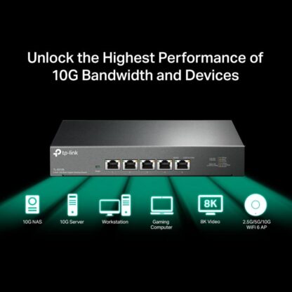 TP-Link Switch 5 Ports-10G UNMANAGED DESK METAL - Image 7
