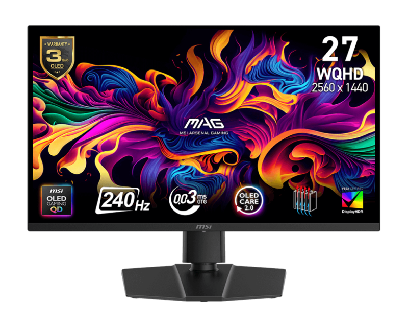 Monitor MSI 27" MAG 273QP QD-OLED X24