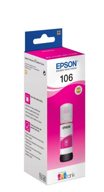 EPSON 106 ECOTANK MAGENTA INK BOTTLE - Image 4