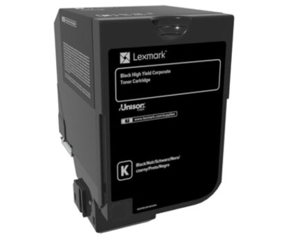 LEXMARK 74C2HKE TONER CARTRIDGE Black - Image 2