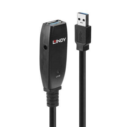 Lindy 15m USB 3.0 Active Extension Slim cable, black - Image 5