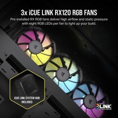 Corsair Case iCUE L 6500X RGB Mid-Tower Black - Image 19