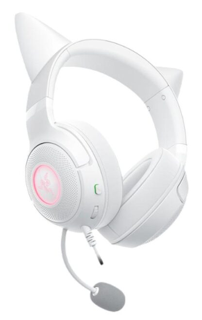 Razer Kraken Kitty V2 headphones, white - Image 9