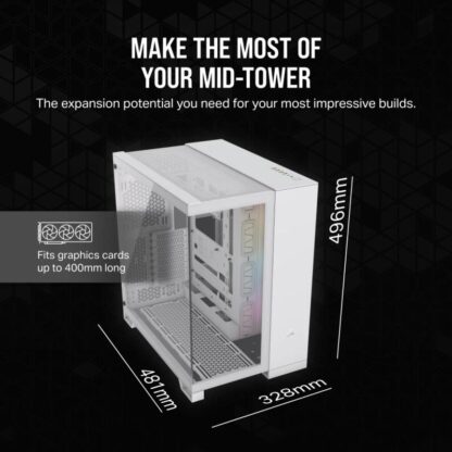 Corsair Case iCUE L 6500X RGB Mid-Tower White - Image 18