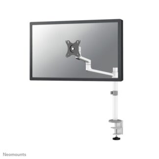 Neomounts 17"-27" 8kg white dual monitor desk stand