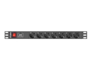 PDU 19", 7 sockets black