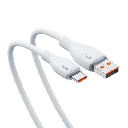 Baseus Pudding Cable 100W, 1.2m, white - Image 4