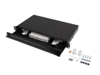 19" rack fiber patch panel 1U 24x SC