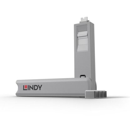 Lindy USB Type C Port Blocker Key, White - Image 5
