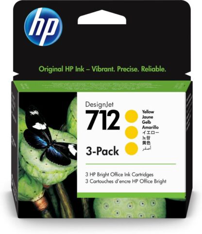 HP 3ED79A YELLOW INKJET CARTRIDGE 3-PACK - Image 2