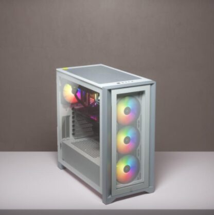 Corsair PC Case iCUE 4000X RGB Mid-Tower White - Image 6