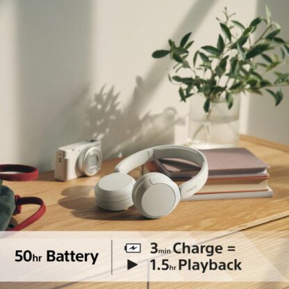Casti Wireless Over-Ear Sony WHCH520W - Image 7
