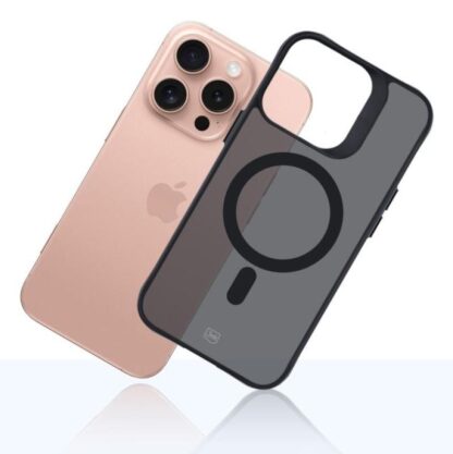Protective cover 3mk Smoke MagCase for iPhone 16 Pro, Semi-Transparent - Image 3