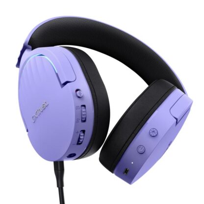 Trust GXT 491P Fayzo wired headphones, purple - Image 9