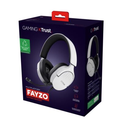 Trust wired headphones GXT 489W Fayzo, white - Image 8