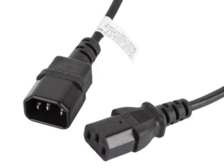 IEC 320 C13 C14 cable 1.8 m black