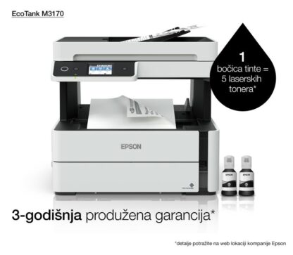 EPSON E-T M3170 CISS MONO INKJET MFP - Image 6