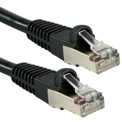 Lindm 1m Cat.6A S / FTP LSZH Cable, Black - Image 2