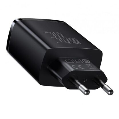 Baseus USB TypeCx2USB Network Charger Black - Image 8
