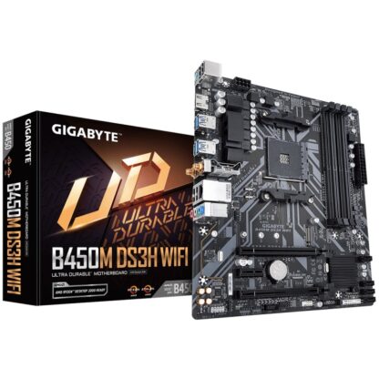 Motherboard Gigabyte AMD B450M DS3H WIFI - Image 4