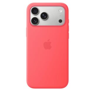 iPhone 17 Pro Max Silicone Case with MagSafe – Bright Guava