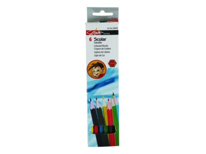 Coloured Scriva pencils 6/set