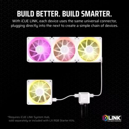 Corsair iCUE LINK LX120 RGB WHITE fan - Image 9